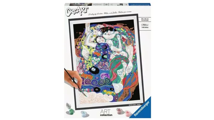 Ravensburger Beschäftigung Malen Nach Zahlen Creart Art Collection Virgin Klimt Online 4490