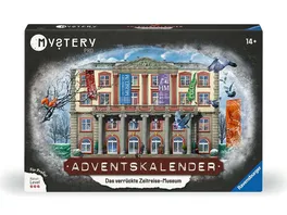 Ravensburger 23853 Mystery PRO Adventskalender Das verrueckte Zeitreisemuseum 24 Raetsel fuer EXIT Begeisterte ab 14 Jahren