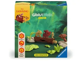 Ravensburger 23862 GraviTrax Junior Extension Disney Lion King Murmelbahn fuer Kinder ab 3 Jahren