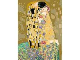 Ravensburger CreArt Malen nach Zahlen 23916 ART Collection Der Kuss Klimt ab 14 Jahren Malen auf Leinwand