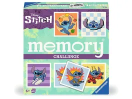 Ravensburger Spiel Challenge memory Disney Stitch Ein herausforderndes memory fuer 2 8 Stitch Fans ab 6 Jahren