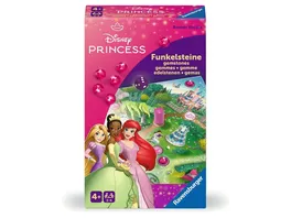 Ravensburger Spiel Disney Princess Funkelsteine Lauf und Sammelspiel fuer 2 bis 4 Kinder ab 4 Jahren