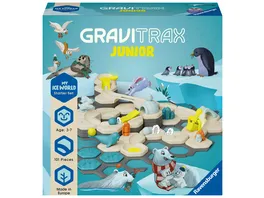 Ravensburger Beschaeftigung GraviTrax Junior Starter Set L Ice Erweiterbare Kugelbahn fuer Kinder