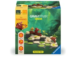 Ravensburger Beschaeftigung GraviTrax Junior Starter Set Disney Lion King Murmelbahn fuer Kinder ab 3 Jahren