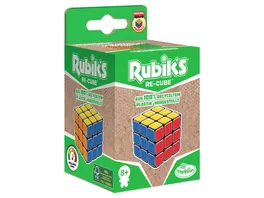Thinkfun Rubik s Re Cube der original Zauberwuerfel 3x3 von Rubik s in der nachhaltigeren Variante fuer Erwachsene und Kinder ab 8 Jahren