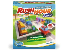 ThinkFun 76603 Rush Hour Junior Das bekannte Logikspiel fuer Kinder ab 5 Jahren Das Stauspiel fuer Jungen und Maedchen