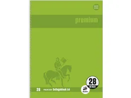 Staufen Premium Collegeblock A4 80 Blatt Lineatur 28