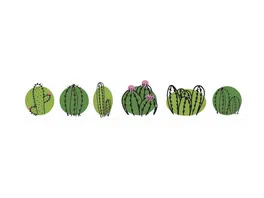 rayher Washi Tape Cactus Family 15mmx 10m