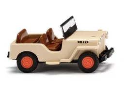 WIKING 001001 1 87 Willys Jeep CJ 3A elfenbeinbeige