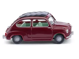 WIKING 009908 1 87 Fiat 600 weinrot