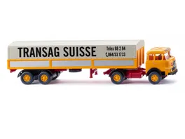 WIKING 051503 1 87 Pritschensattelzug Krupp 806 Transag Suisse