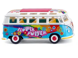 WIKING 079744 1 87 VW T1 Sambabus Flower Power