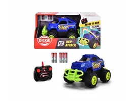 Dickie RC Monstertruck Rep Attack ferngesteuertes Auto fuer Kinder ab 6 Jahre