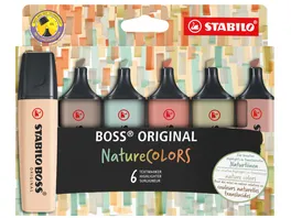 STABILO BOSS ORIGINAL Textmarker NatureCOLORS