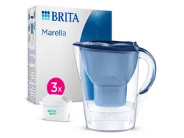 BRITA Wasserfilter Marella graphit inkl 3 MX PRO