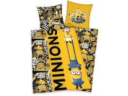 Minions 2 Kinderbettwaesche 80x80cm 135x200cm