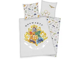 Harry Potter Bettwaesche Hogwarts 70x90cm 140x200cm