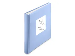 Hama Jumbo Album Colorful Lineart 30x30 cm 80 weisse Seiten Blau