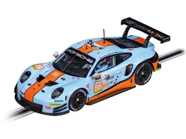 Carrera DIGITAL 132 Porsche 911 RSR Gulf Racing Mike Wainwright No 86 Silverstone 2018