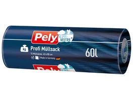 Pely Profi Muellsack mit Verschlussband 60 Liter