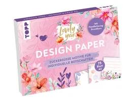 Design Paper A5 Lovely You Mit Handlettering Grundkurs