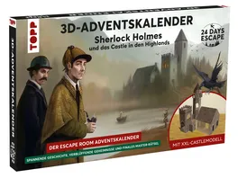 24 DAYS ESCAPE 3D Adventskalender Sherlock Holmes und das Castle in den Highlands