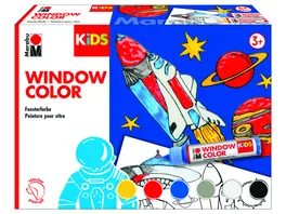 Marabu KiDS Window Color Set Weltall