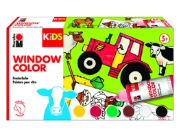 Marabu KiDS Window Color Set Farmer