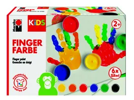 Marabu KiDS Fingerfarbe 6er Set