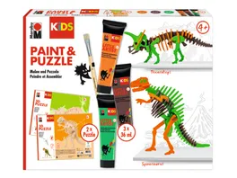 Marabu KiDS Little Artist Paint Puzzle Dino