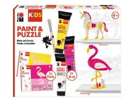 Marabu KiDS Little Artist Paint Puzzle Einhorn