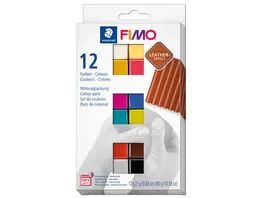 STAEDTLER Modelliermasse FIMO leather effect Ofenhaertende
