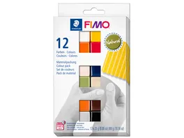 STAEDTLER Modelliermasse FIMO soft Materialpackung Natural Colours