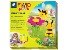 STAEDTLER Modelliermasse FIMO Kids Materialpackung form play Happy Bees