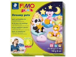 STAEDTLER Modelliermasse FIMO Kids Materialpackung form play dreamy