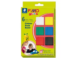 STAEDTLER Modelliermasse FIMO kids Colour pack basic