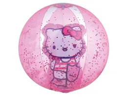 Happy People Hello Kitty Strandball mit 3D Motivfigur