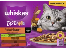 Whiskas Tasty Mix Portionsbeutel Country Collection in Sauce