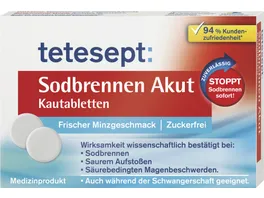 tetesept Sodbrennen Akut Kautabletten