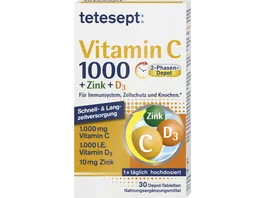 tetesept Vitamin C 1000 Zink D3 40 Stueck