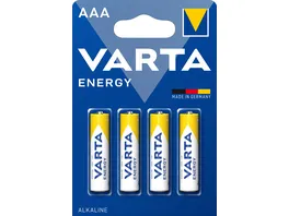 VARTA Energy AAA Blister 4 LR03 1 5V 4er