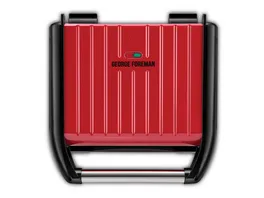 GEORGE FOREMAN Steel Family Fitnessgrill Rot 25040 56