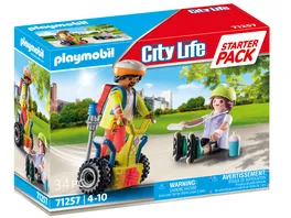 PLAYMOBIL 71257 City Life Starter Pack Rettung mit Balance Racer