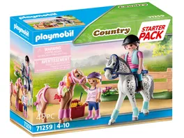 PLAYMOBIL 71259 Country Starter Pack Pferdepflege