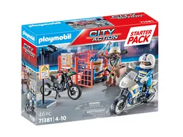 PLAYMOBIL 71381 City Action Starter Pack Polizei