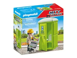 PLAYMOBIL 71435 City Action Mobile Toilette
