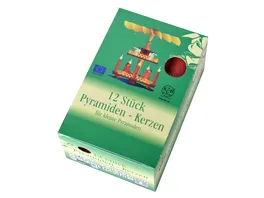 KCB Pyramidenkerzen 10cm 12er Pack