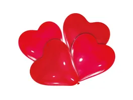 Riethmueller Latexballons Lovely Moments Standard Rot 4er Pack
