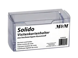 Metzger Mendle Visitenkartenhalter Solido