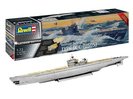 Revell 05180 German Submarine Type IX C U505 Platinum Edition